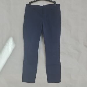 Navy Blue Slim Fit Pants